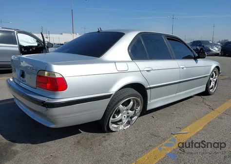 2001 BMW 740Ia from USA, damaged, VIN WBAGG83401DN83622